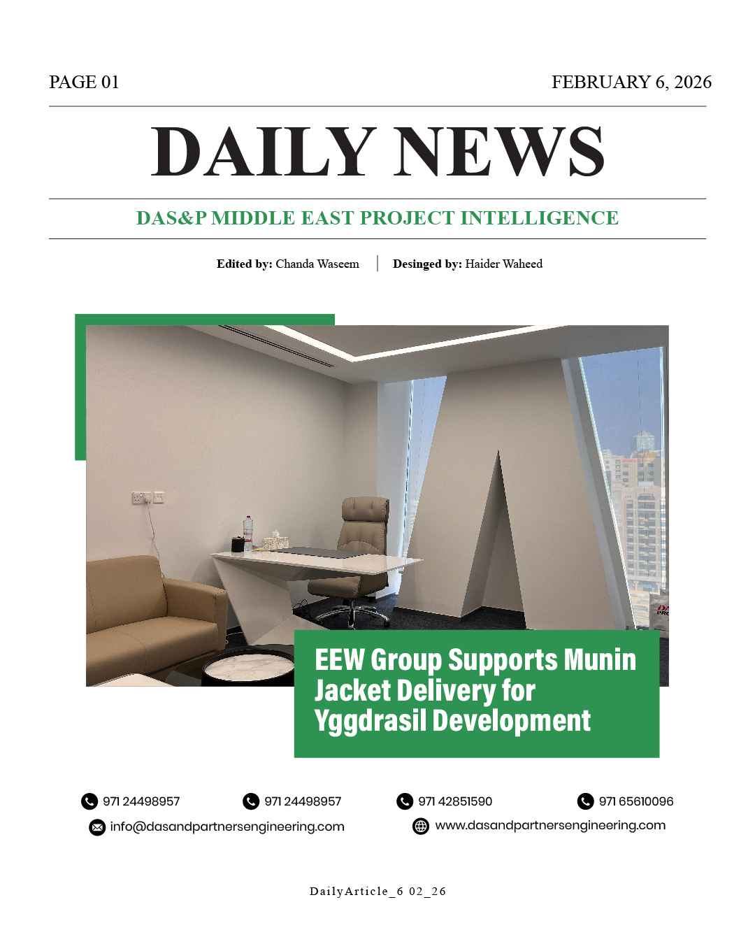 DAS Daily News February 6