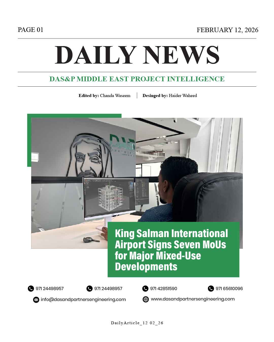DAS Daily News February 12