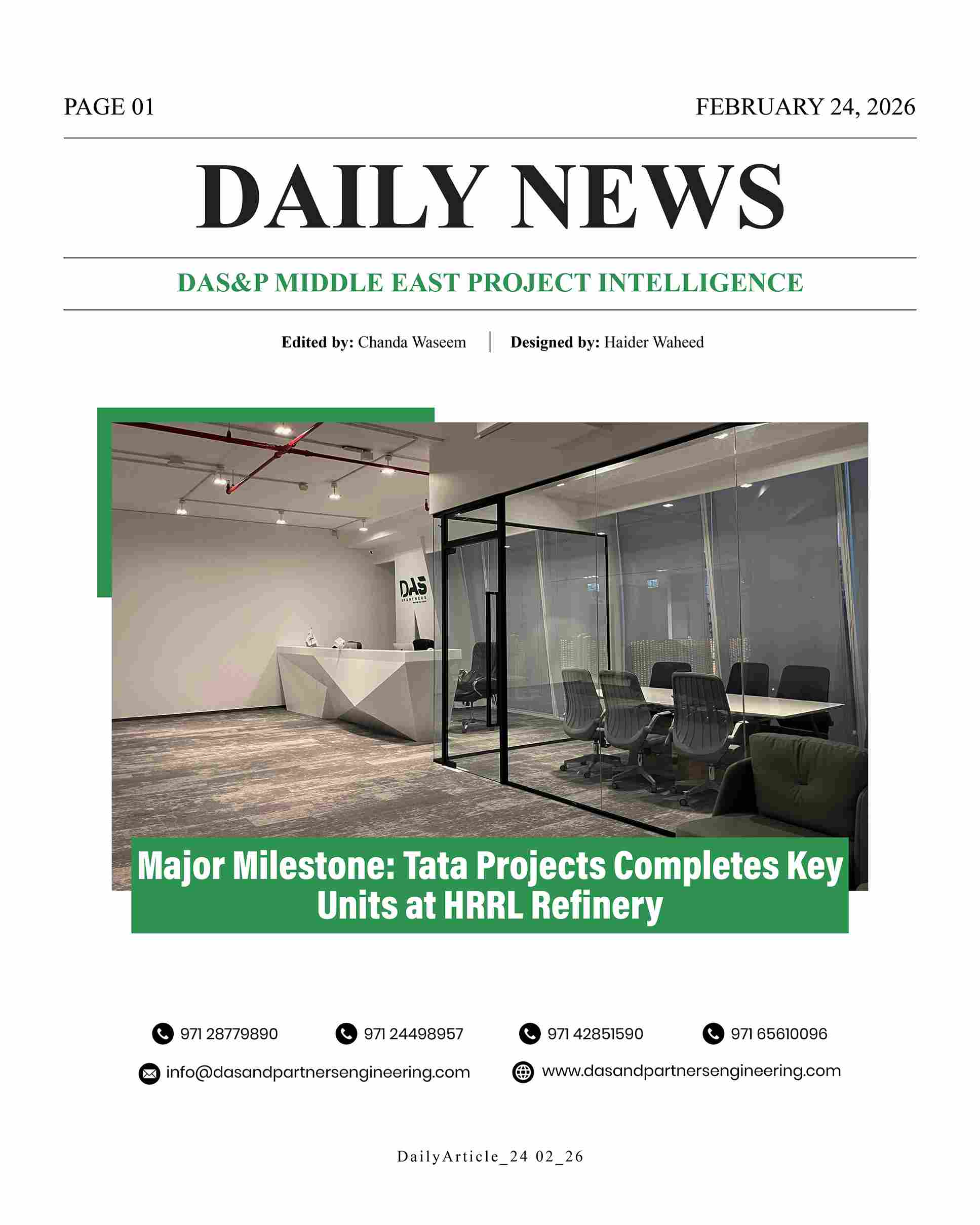DAS Daily News February 24