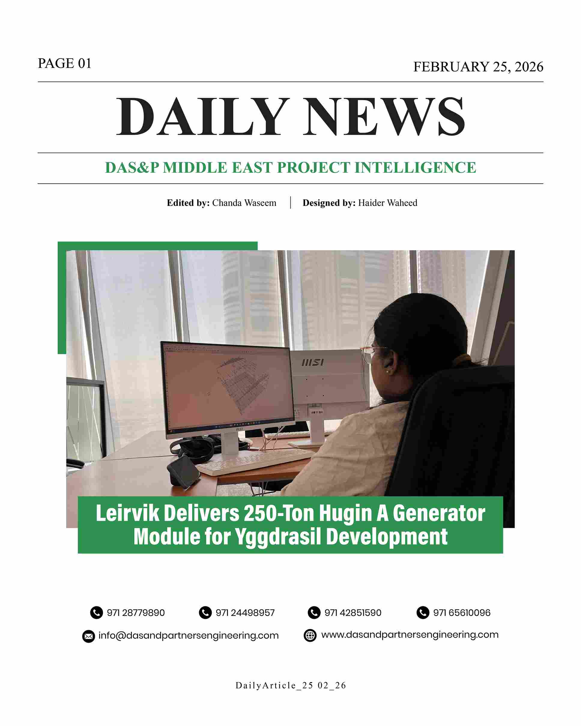 DAS Daily News February 25