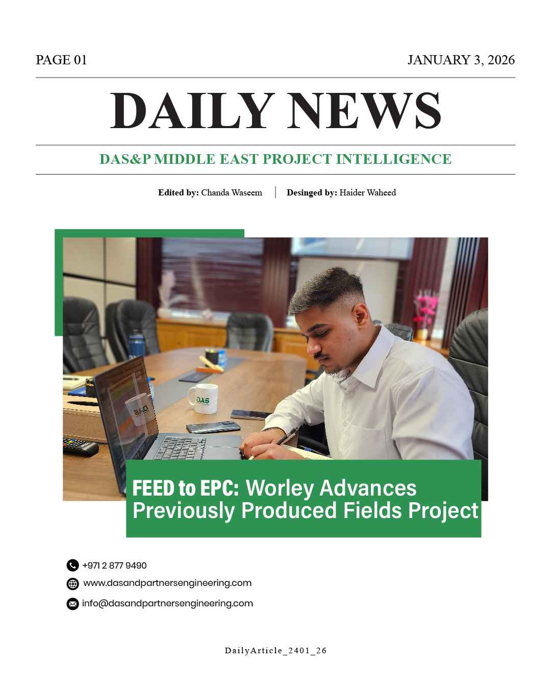 DAS Daily News January 3