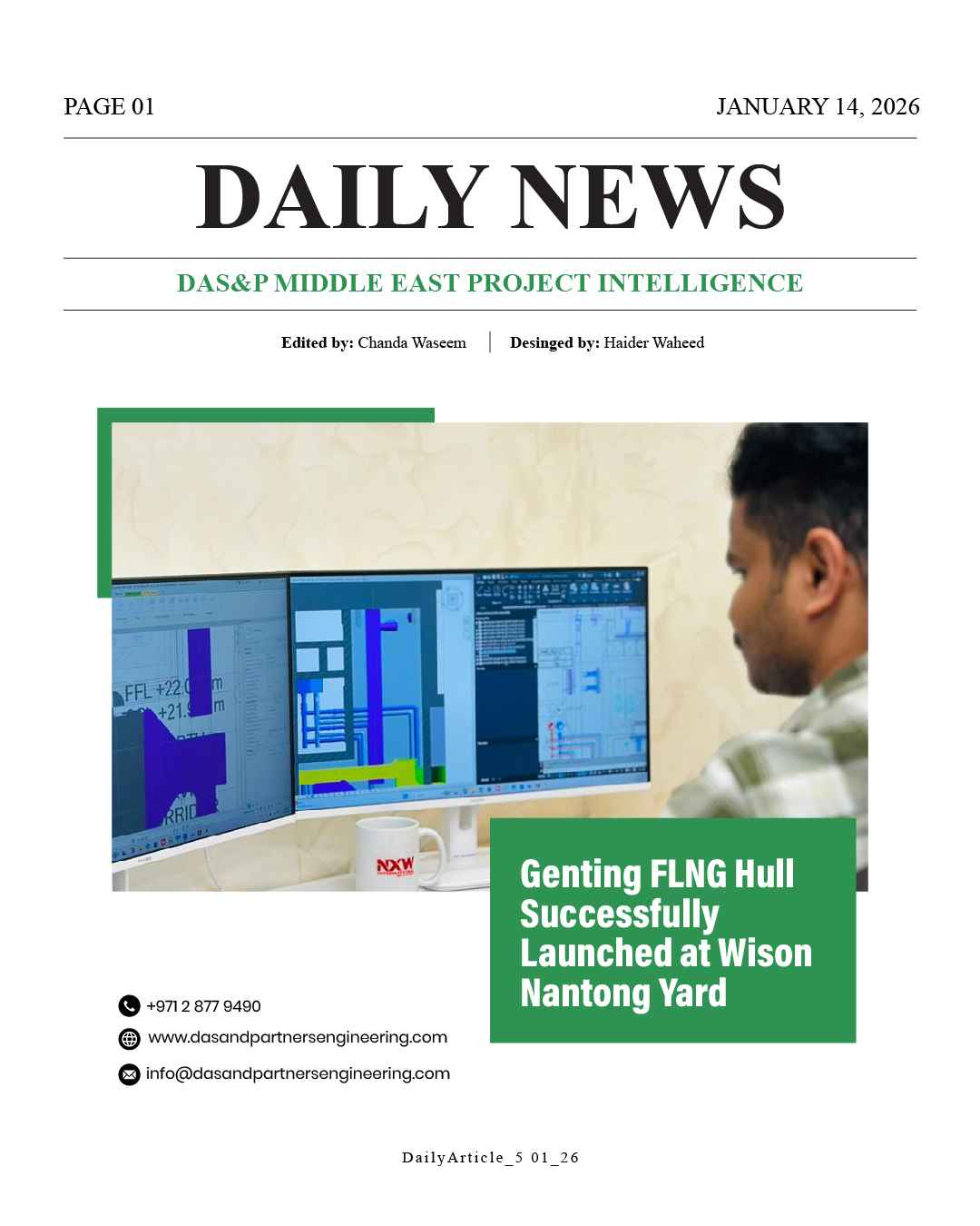 DAS Daily News January 14