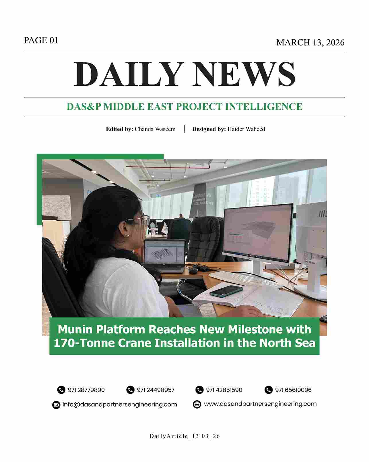 DAS Daily News March 13