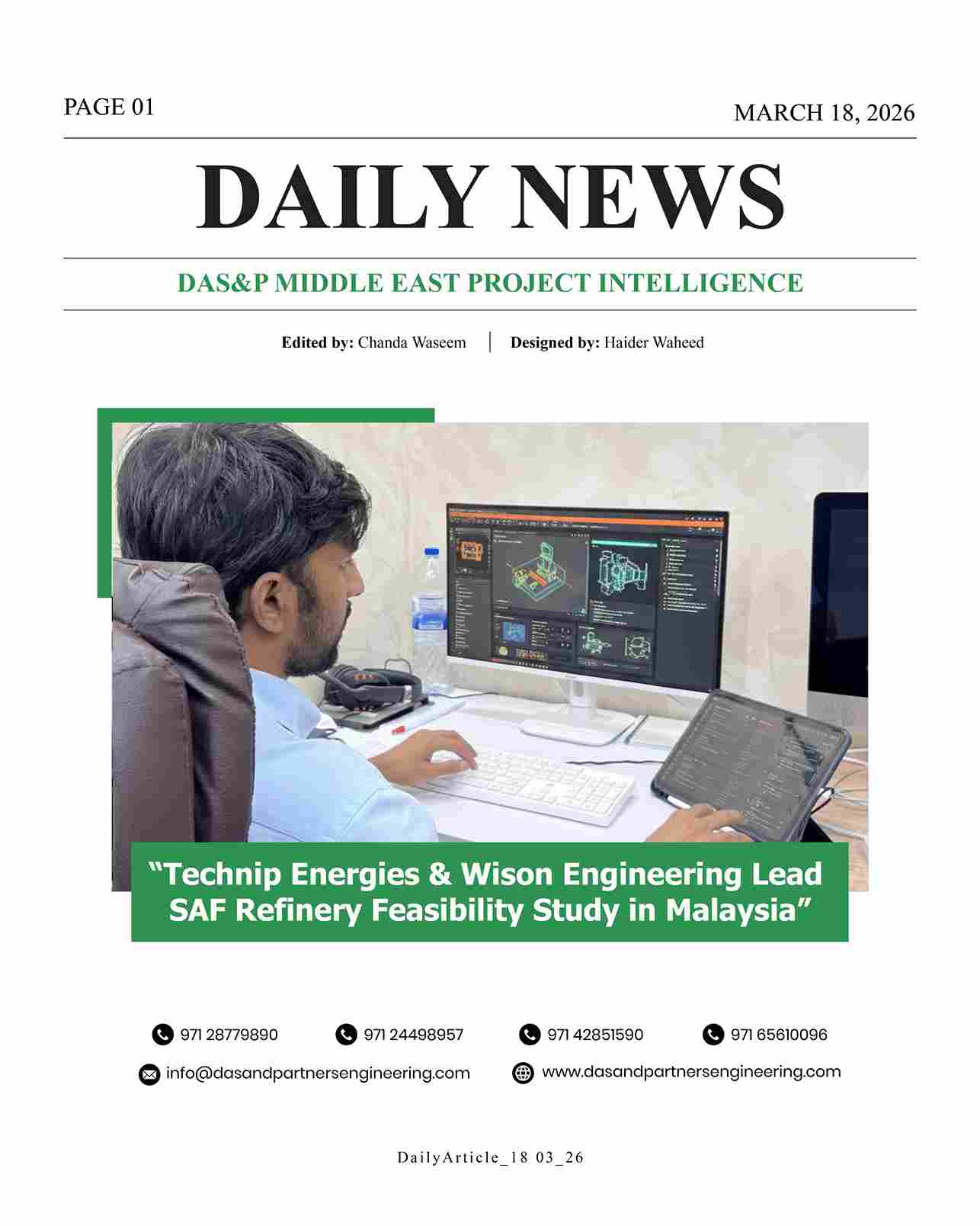 DAS Daily News March 18